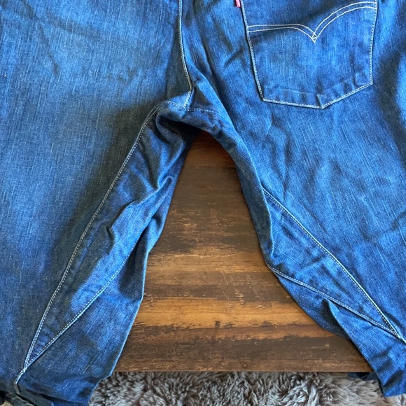 Rare Vintage Levi's 821 Engineer Dk wash zip fly - Picture 7 of 7